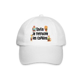 Bonne rentrée scolaire / Retour à l'école - Casquette classique - blanc/blanc - Devant