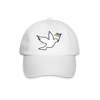 Ukraine - Baseball Cap - white/white - Front