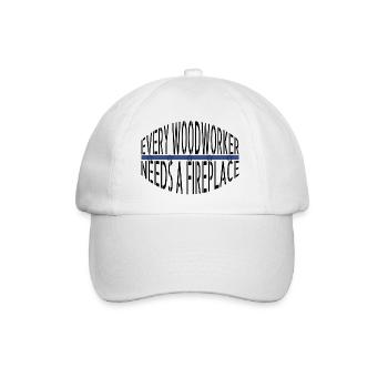 charpentier travail tshirts construction charpentier - Casquette classique - blanc/blanc - Devant