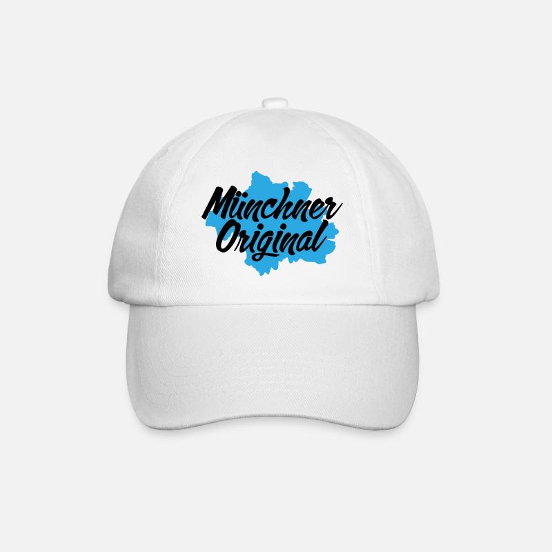 Münchner Original - Baseballkappe - Weiß/Weiß