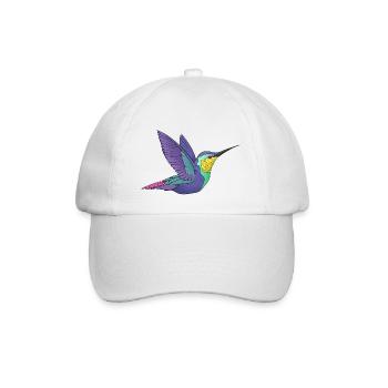 Kolibri - Baseballkappe - Weiß/Weiß - Vorne