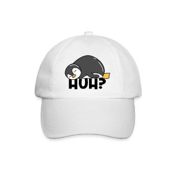 Süß Kalt Vogel Pinguin Spruch Tier Zoo - Baseballkappe - Weiß/Weiß - Vorne