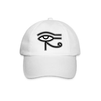 Oeil Horus Egypte - Casquette classique - blanc/blanc - Devant