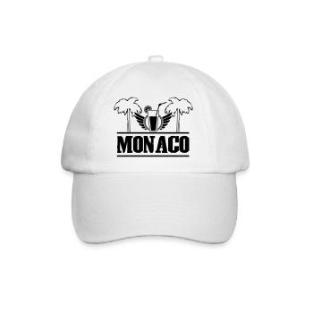 Monaco - Baseballkappe - Weiß/Weiß - Vorne