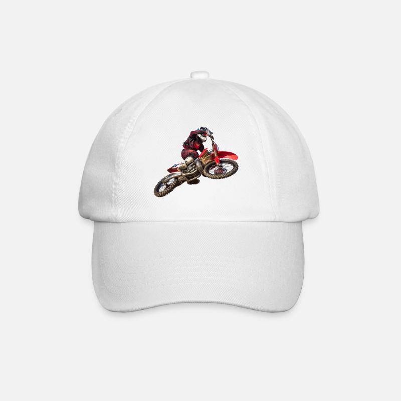 Motocross - Casquette classique - blanc/blanc