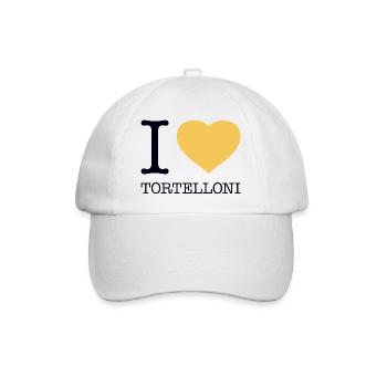 I LOVE TORTELLONI - Baseball Cap - white/white - Front