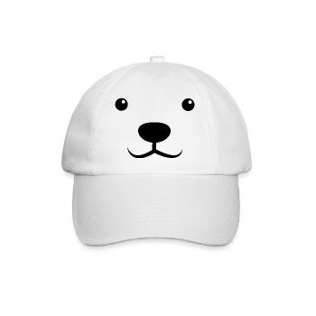 Bain de glace Ours polaire Arctique Baignade hivernale - Casquette classique - blanc/blanc - Devant