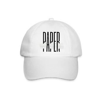 Paper - Baseball Cap - white/white - Front