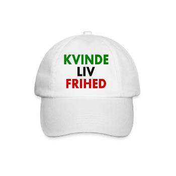 Liberté de vie féminine - Casquette classique - blanc/blanc - Devant