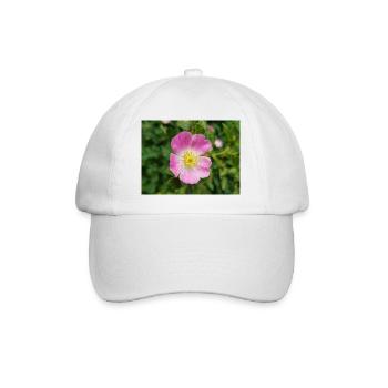 bruyère douce aussi églantine rose Weinrose - Casquette classique - blanc/blanc - Devant