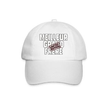 Meilleur grand frère - Casquette classique - blanc/blanc - Devant