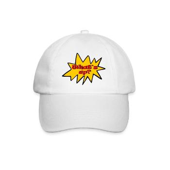 What's up - Baseball Cap - white/white - Front