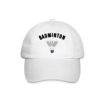 badminton - Casquette classique - blanc/blanc - Devant