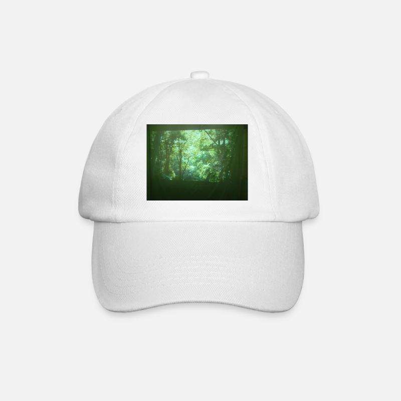 Wald - Baseballkappe - Weiß/Weiß