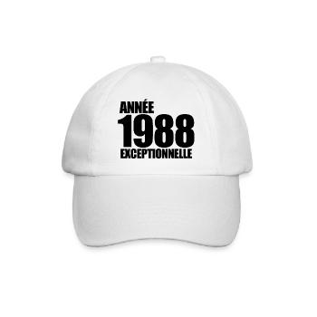 année exceptionnelle cadeau - Casquette classique - blanc/blanc - Devant