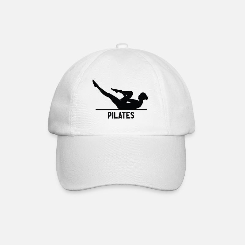 Pilates - Baseballkappe - Weiß/Weiß