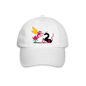 The fight - Baseball Cap - white/white - Front