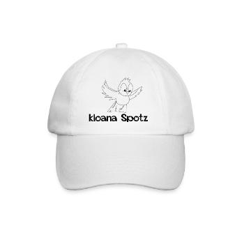 kloana Spotz-kleiner Spatz,Austrian dialect - Baseball Cap - white/white - Front