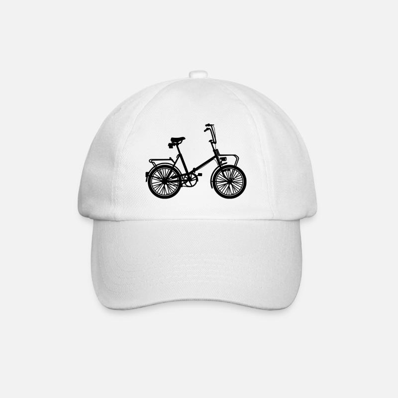 Klapprad - Baseballkappe - Weiß/Weiß