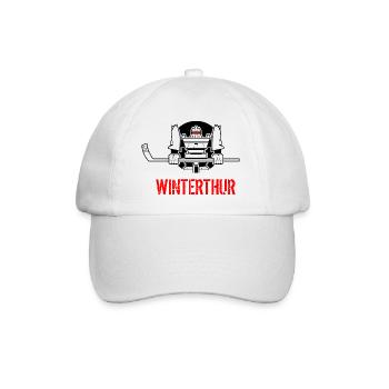 Winterthur Hockey Robot - Baseballkappe - Weiß/Weiß - Vorne