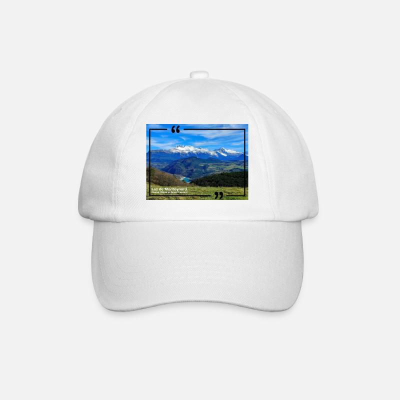 Lac de Monteynard le 120323 - Casquette classique - blanc/blanc