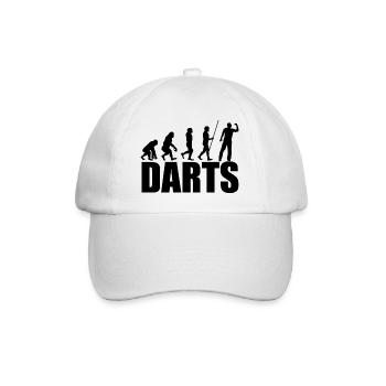 Darts Sports Fun - Baseball Cap - white/white - Front