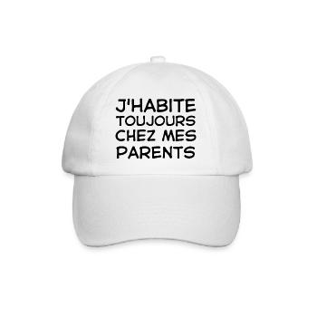 Humour bébé enfants 1 - Casquette classique - blanc/blanc - Devant