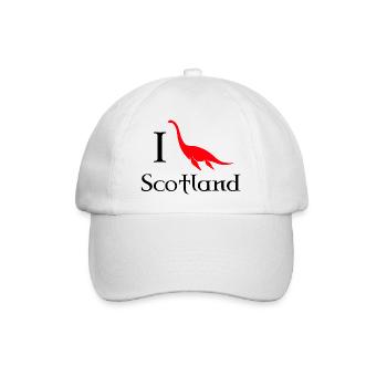 I heart Scotland - Baseball Cap - white/white - Front