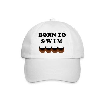 Triathlon Natation Bike Run Marathon - Casquette classique - blanc/blanc - Devant