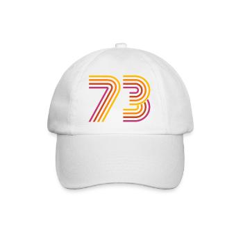 73 Original 1973 Born 1973 - Baseball Cap - white/white - Front