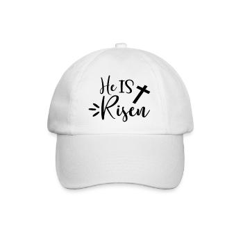 Il est ressuscité - Casquette classique - blanc/blanc - Devant
