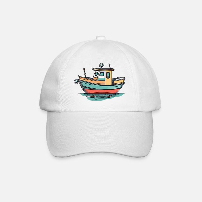 Bateau - Casquette classique - blanc/blanc