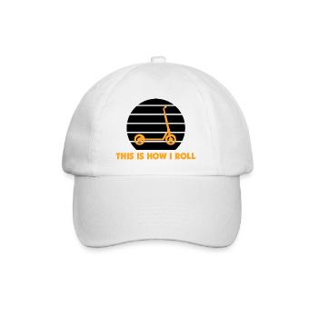 E-Scooter Scooter - Baseball Cap - white/white - Front
