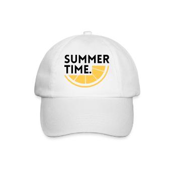 Summer Time - Lemon - Casquette classique - blanc/blanc - Devant