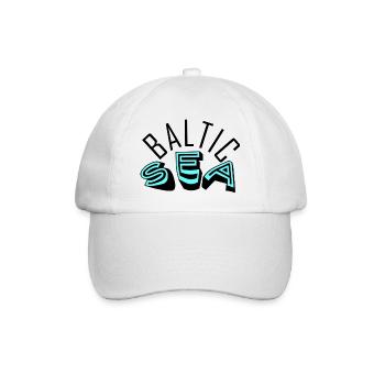 Baltic sea 1 - Baseball Cap - white/white - Front