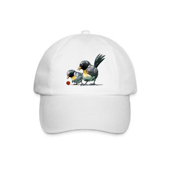 Boules de boules de boules pour pétanque - Casquette classique - blanc/blanc - Devant