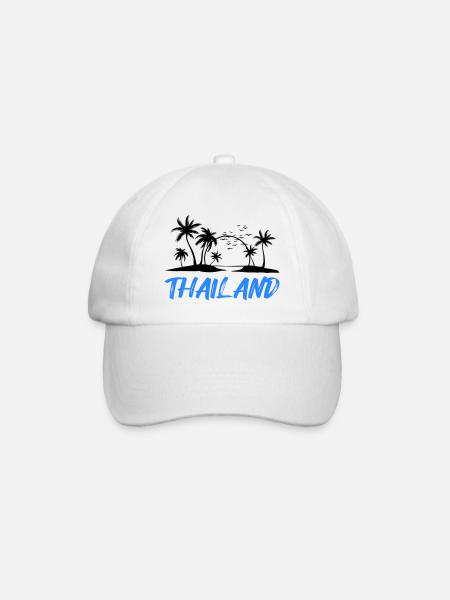thailand - Baseballkappe - Weiß/Weiß
