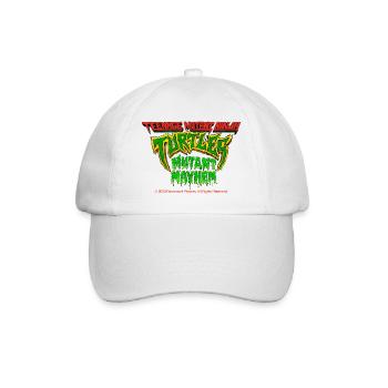 TMNT Mutant Mayhem Logo Mug - Baseball Cap - white/white - Front