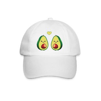 avocado sweet love - Baseball Cap - white/white - Front