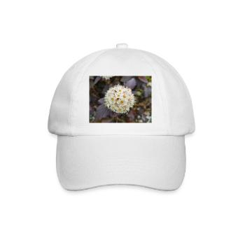 Neunrinde Physocarpus capitatus Blasenspiere - Baseballkappe - Weiß/Weiß - Vorne
