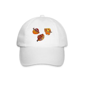 herbstblätter - Baseballkappe - Weiß/Weiß - Vorne