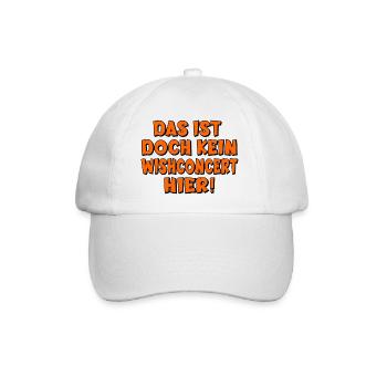 MEHRSPRACHIG WUNSCHKONZERT - Baseballkappe - Weiß/Weiß - Vorne