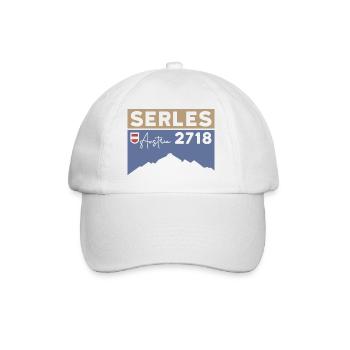 Serles Hike Mountain Tour Stubai Valley Wipptal Hiking - Baseball Cap - white/white - Front