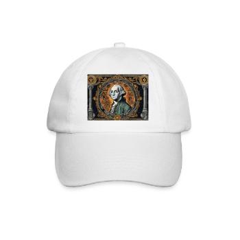 George Washington-Président des États-Unis - Casquette classique - blanc/blanc - Devant