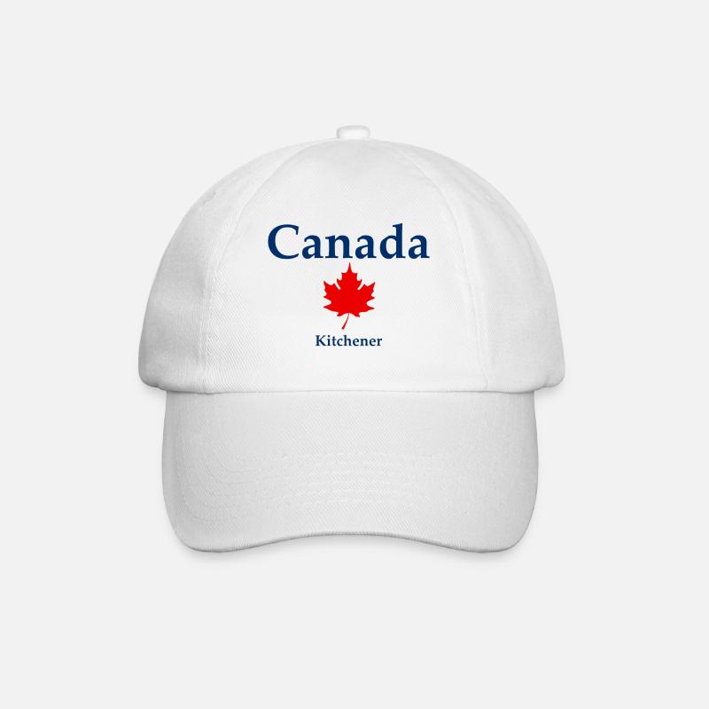 Kitchener - Ontario - Canada - Kanada - Baseballkappe - Weiß/Weiß