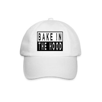 gift chef quotes puns culinary art food awesome - Baseballkappe - Weiß/Weiß - Vorne
