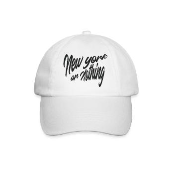 New York or Nothing - Baseball Cap - white/white - Front