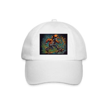 Skate - Baseball Cap - white/white - Front