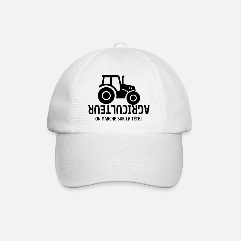 Bauer, Bauer, Bauer, Traktor - Baseballkappe - Weiß/Weiß