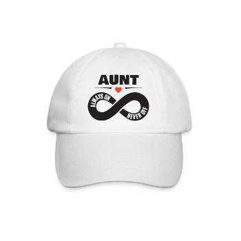 Cadeau pour la chemise Dear Aunt Heart - Casquette classique - blanc/blanc - Devant